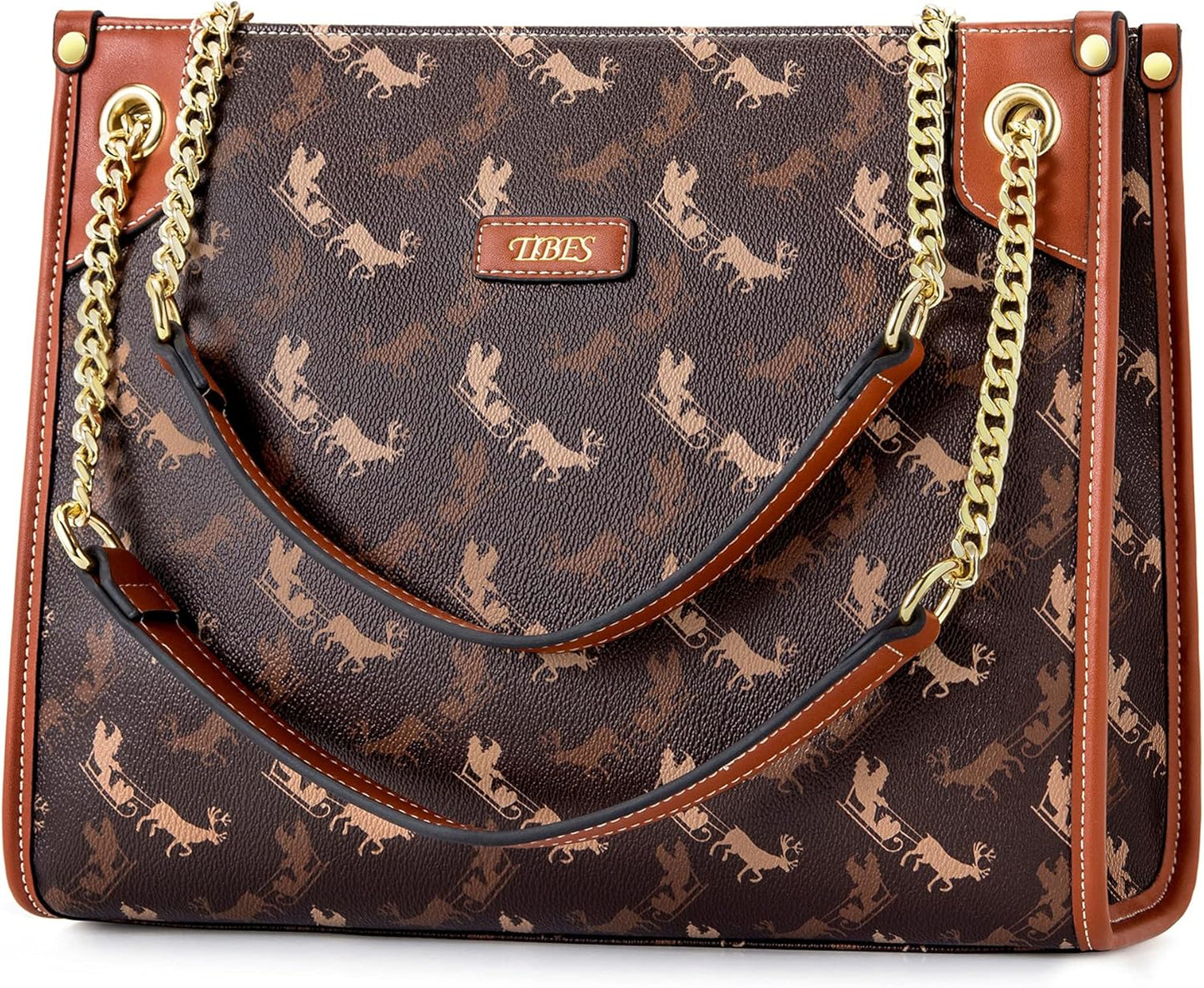 Women'S Top-Handle Handbags and Purses for Ladies Fashion Vegan Leather Satchel Tote Bags Vintage Shoulder Bag