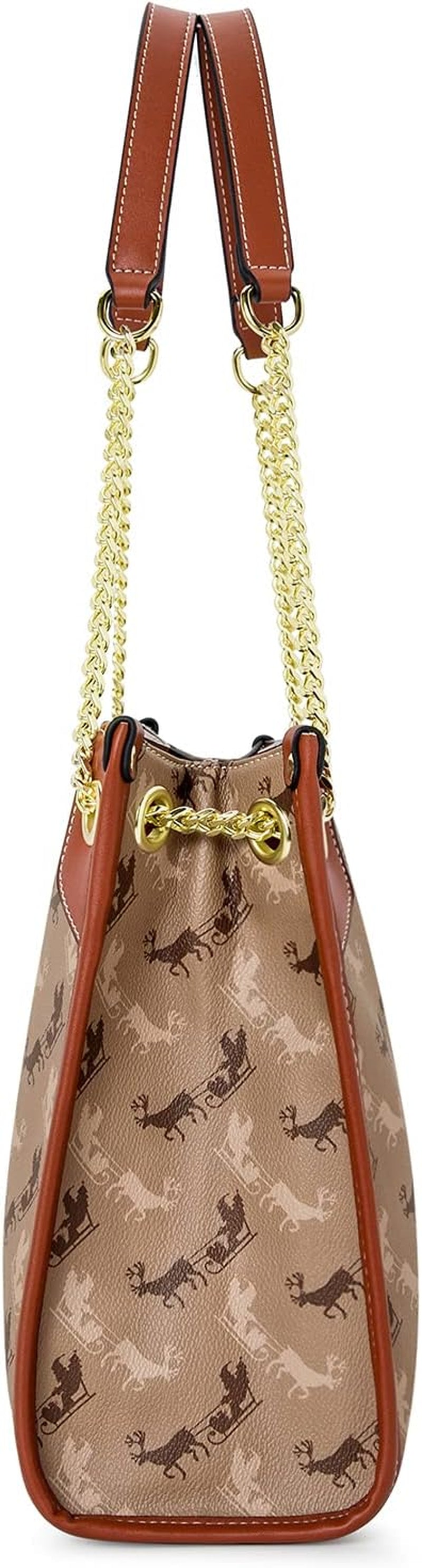 Women'S Top-Handle Handbags and Purses for Ladies Fashion Vegan Leather Satchel Tote Bags Vintage Shoulder Bag