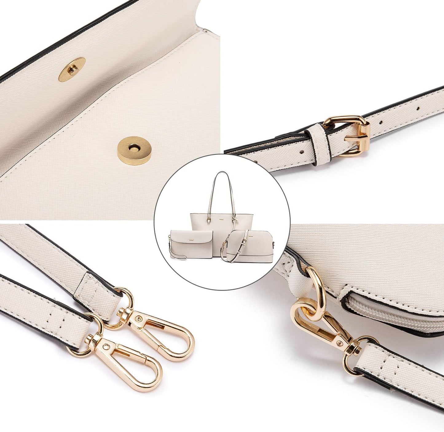 Purses for Women Fashion Handbag Set Tote Bags Shoulder Bag Top Handle Satchel Bags