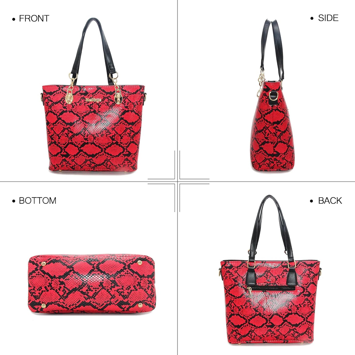Designer Purses and Handbags for Women Satchel Shoulder Bag Tote Top Handle Bag