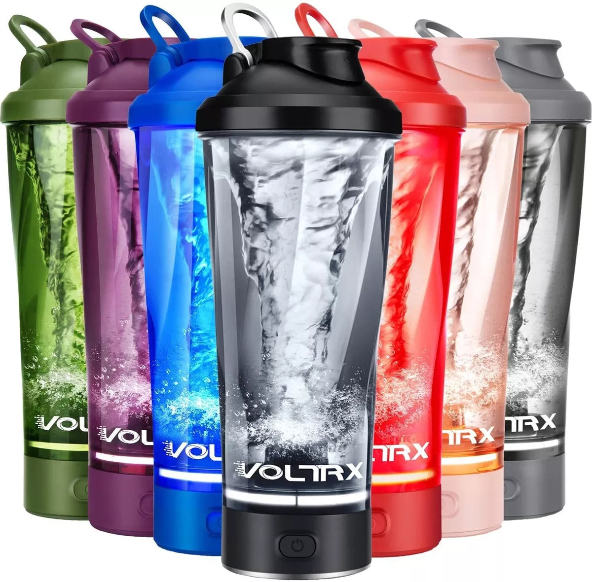 Premium Electric Protein Shaker Bottle, Made with Tritan - BPA Free - 24 Oz Vortex Portable Mixer Cup/Usb Rechargeable Shaker Cups for Protein Shakes