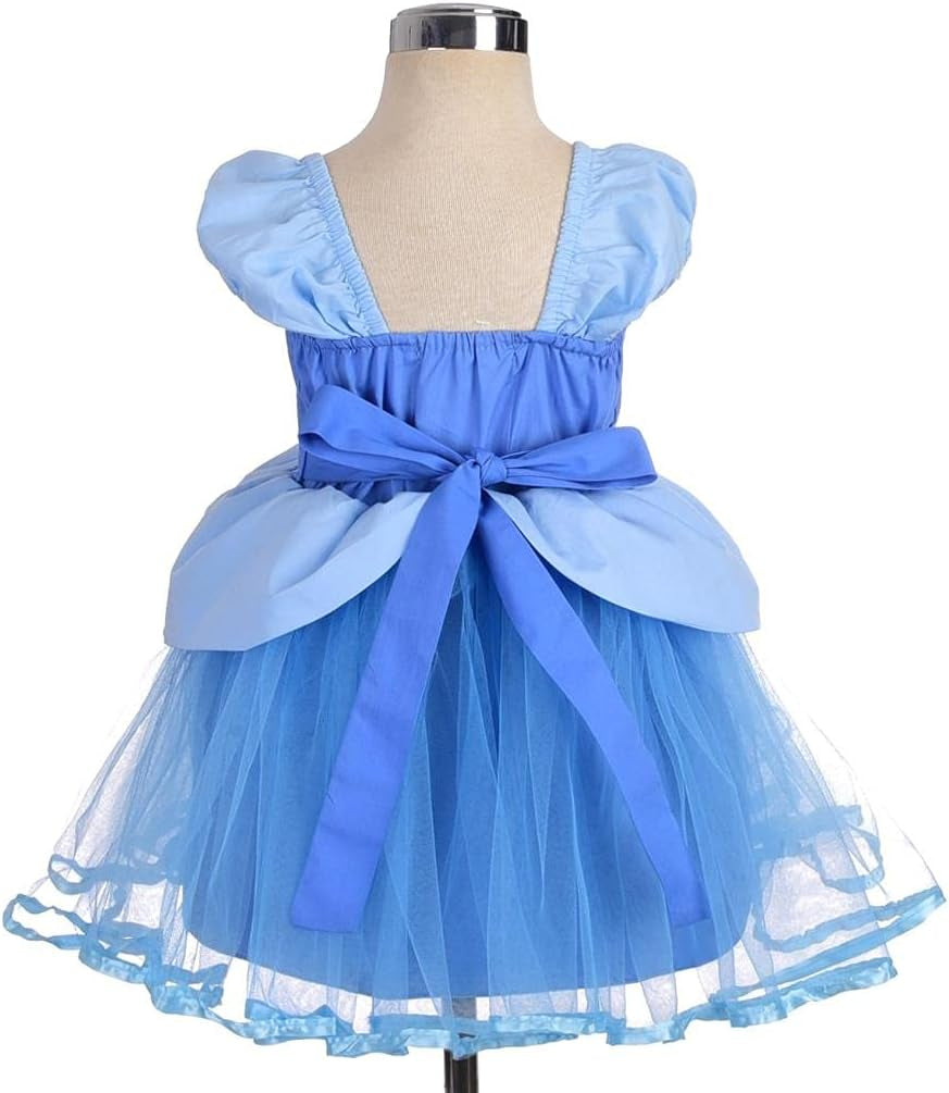 Princess Costumes Toddler Birthday Halloween Party Dress up for Baby Little Girls