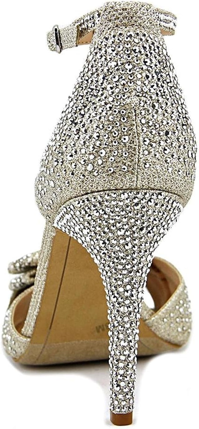 INC International Concepts Womens Risha2 Fabric Peep Toe Champagne Size 5.5 M US