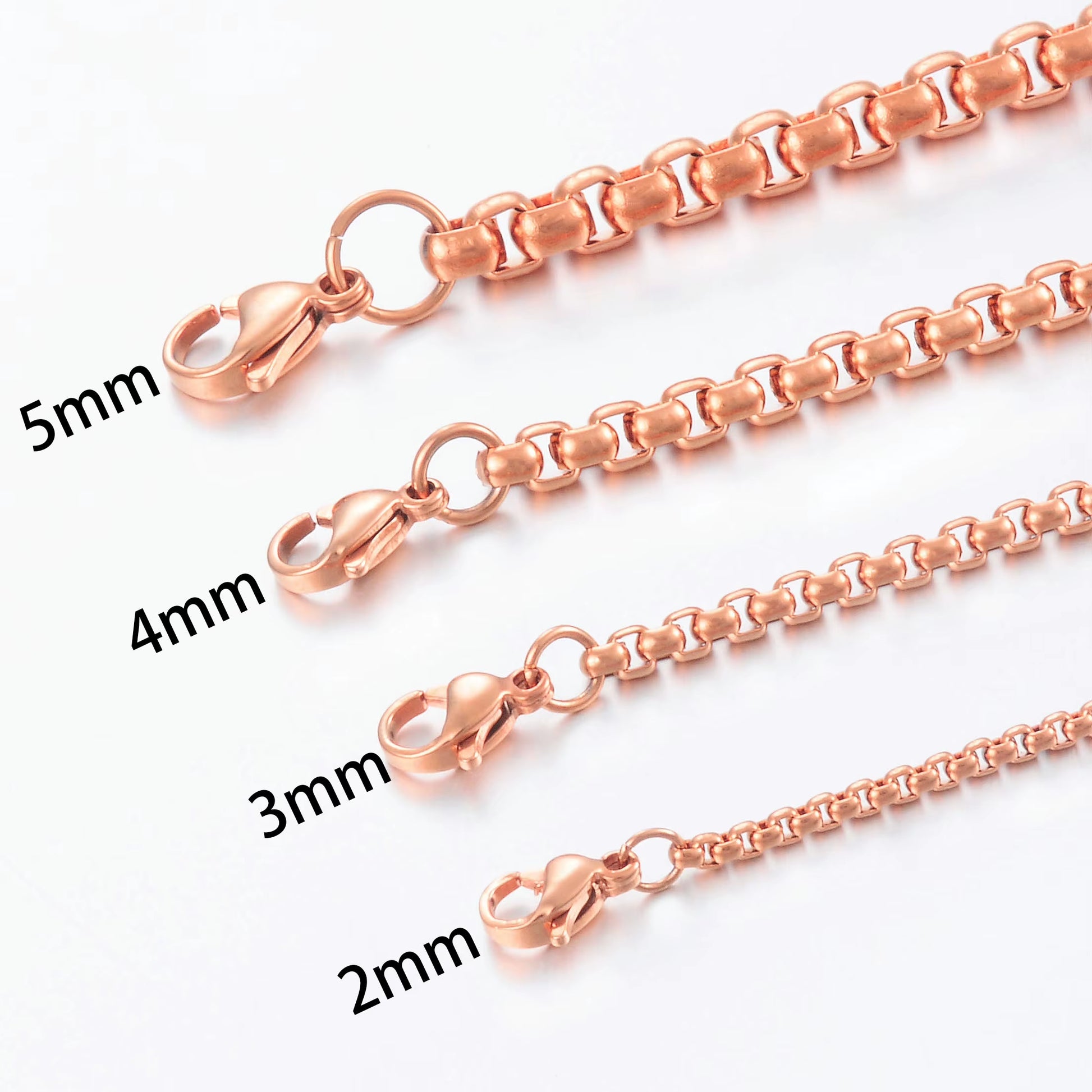 Stainless Steel Rose Gold Color Ladies Necklace High Quality Fashion Jewelry Can Wholesale