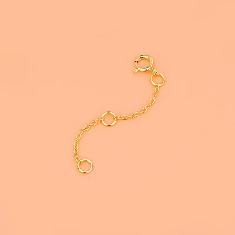 Necklace Extension Chain Tail 925 Silver Sterling Silver Bracelet DIY Accessories Chain Adjustment Chain Extension