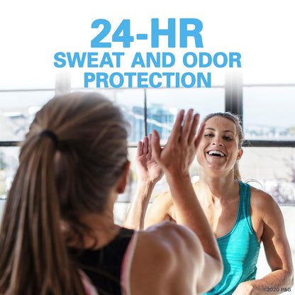 Antiperspirant and Deodorant for Women, 24Hr Sweat & Odor Protection, PH Balanced Protection, Gentle on Skin, Invisible Solid, Travel Size, Powder Fresh Scent, 0.5 Oz (Pack of 24)