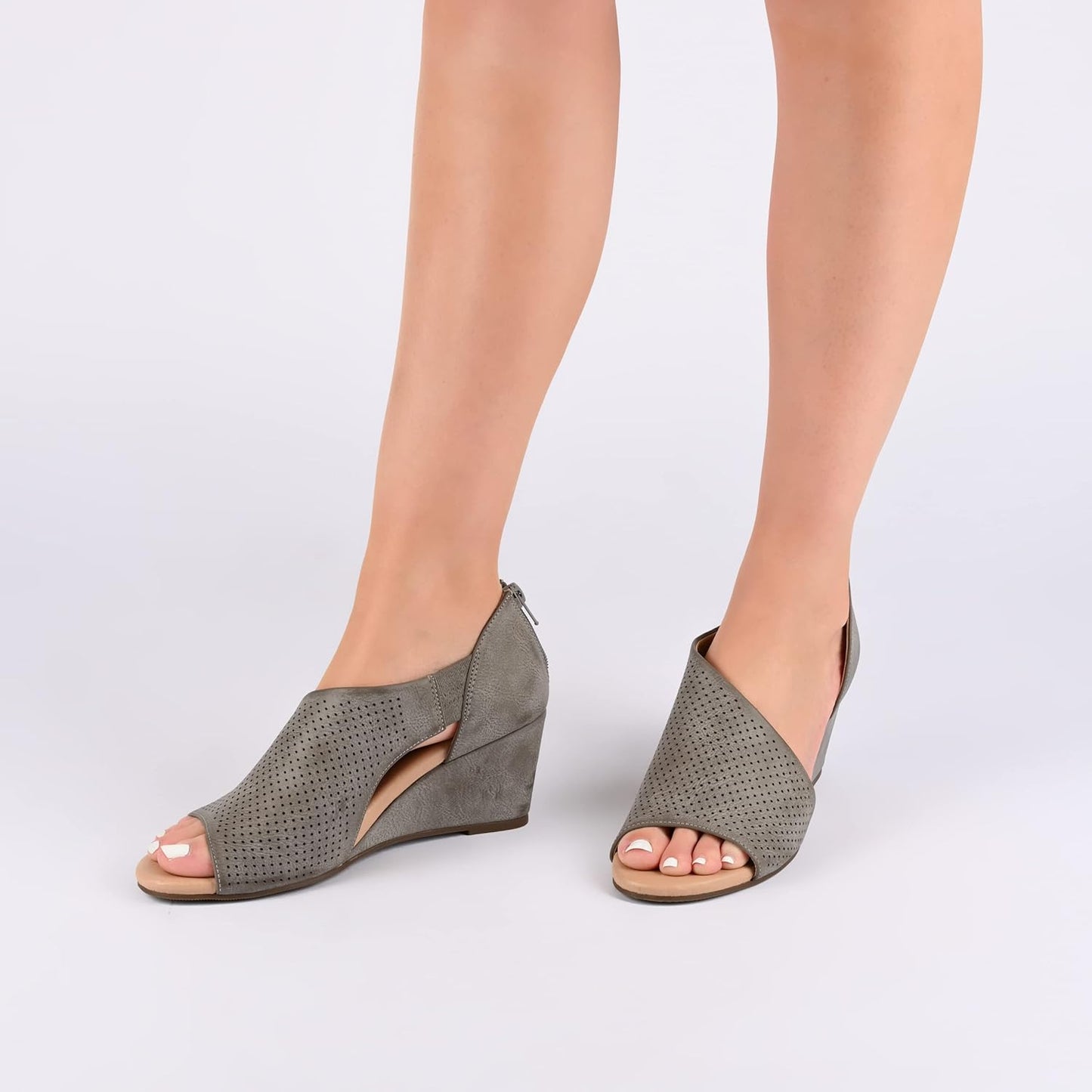 Journee Women'S Comfort Foam Aretha Wedge Sandals