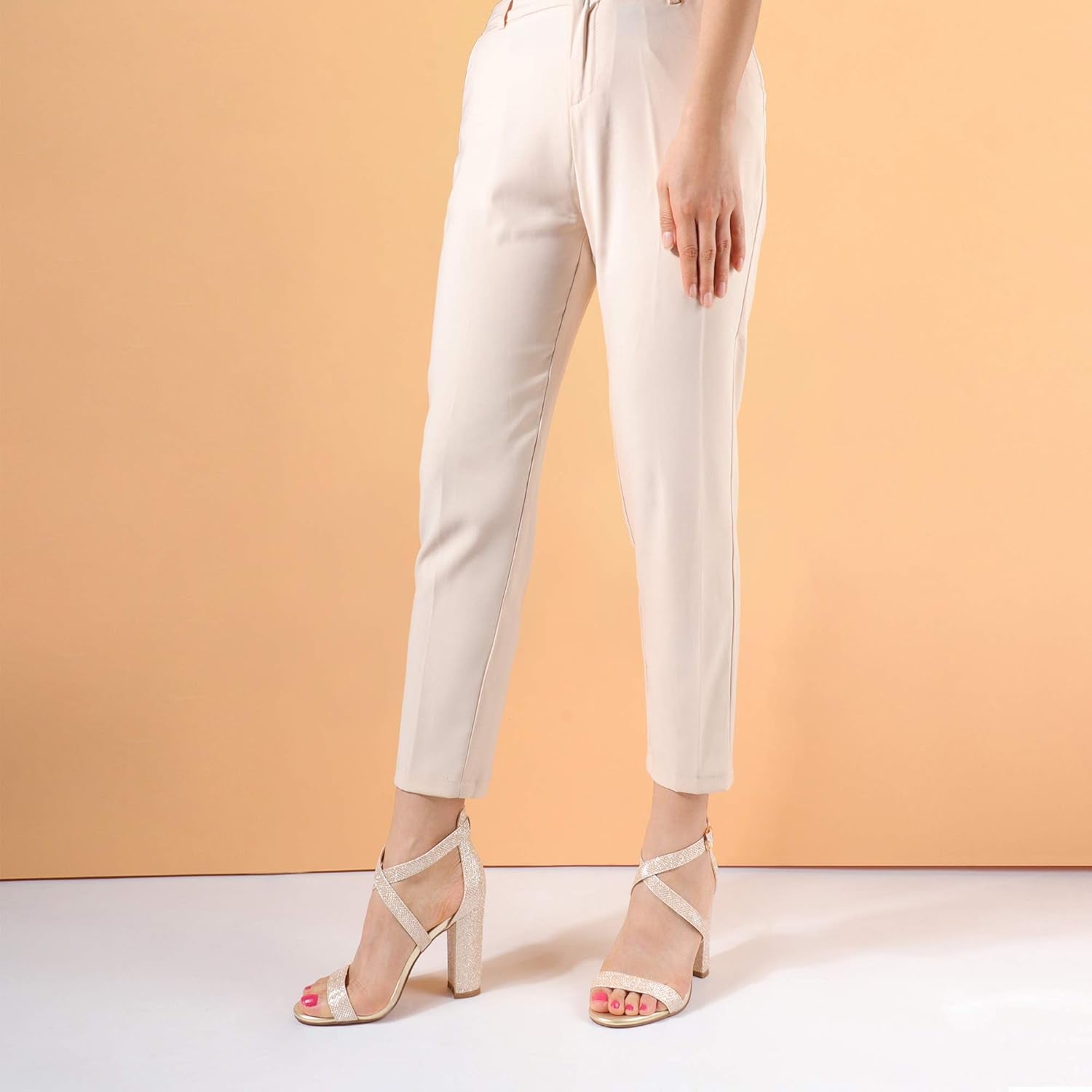 Women'S Chunky High Heel Sandal Strappy Open Toe Ankle Strap Dress Shoes for Women Bridesmaid Ladies in Wedding Bridal Evening Homecoming Prom