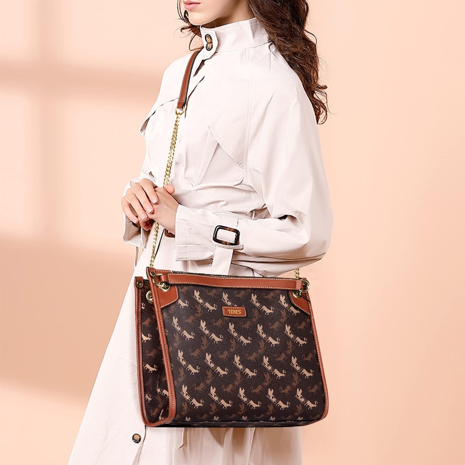 Women'S Top-Handle Handbags and Purses for Ladies Fashion Vegan Leather Satchel Tote Bags Vintage Shoulder Bag