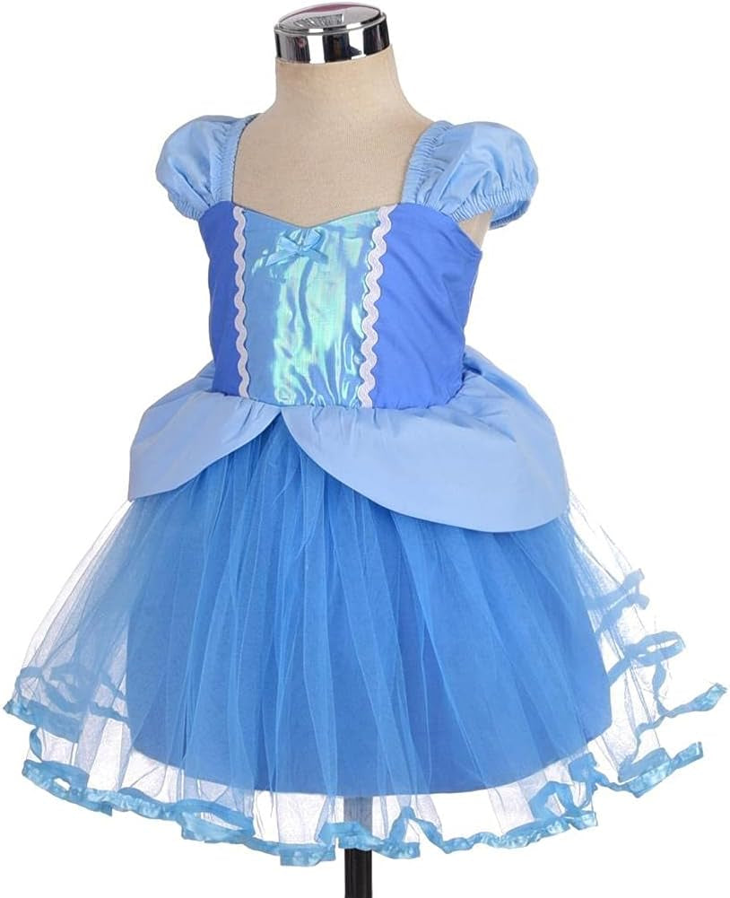 Princess Costumes Toddler Birthday Halloween Party Dress up for Baby Little Girls