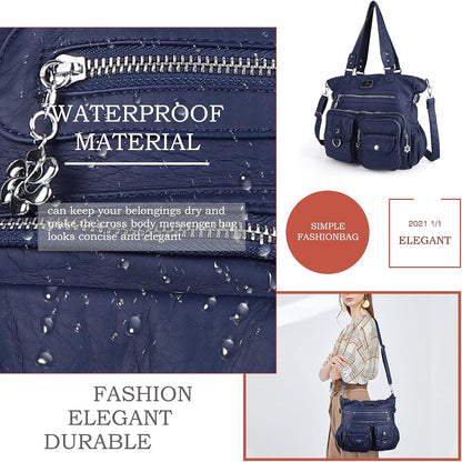 Large Purses for Women Soft PU Leather Hobo Bag for Women Shoulder Bags