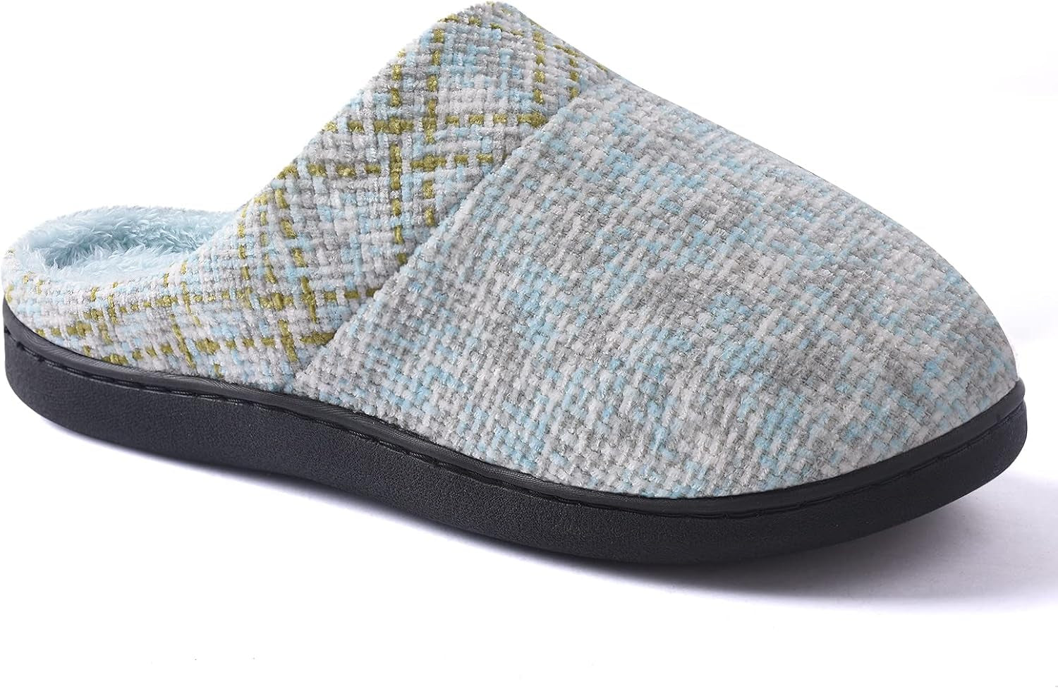 House Bedroom Slippers for Women Tasman Shoes Indoor and Outdoor with Fuzzy Lining Hard Sole Memory Foam Slip on （Wine, 11/12）