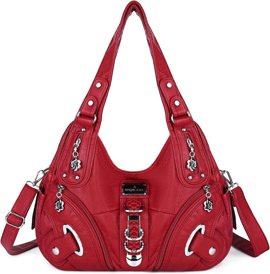 Angelkiss Hobo Purses and Handbags for Women Satchel Handbag Women Purses Large Daily Shoulder Bags