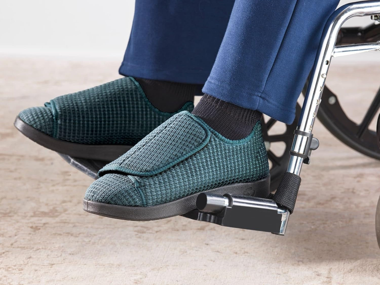Silverts Diabetic Slippers for Men | Extra-Wide Non-Slip Comfortable Shoes for Elderly, Swelling, Sensitive Feet