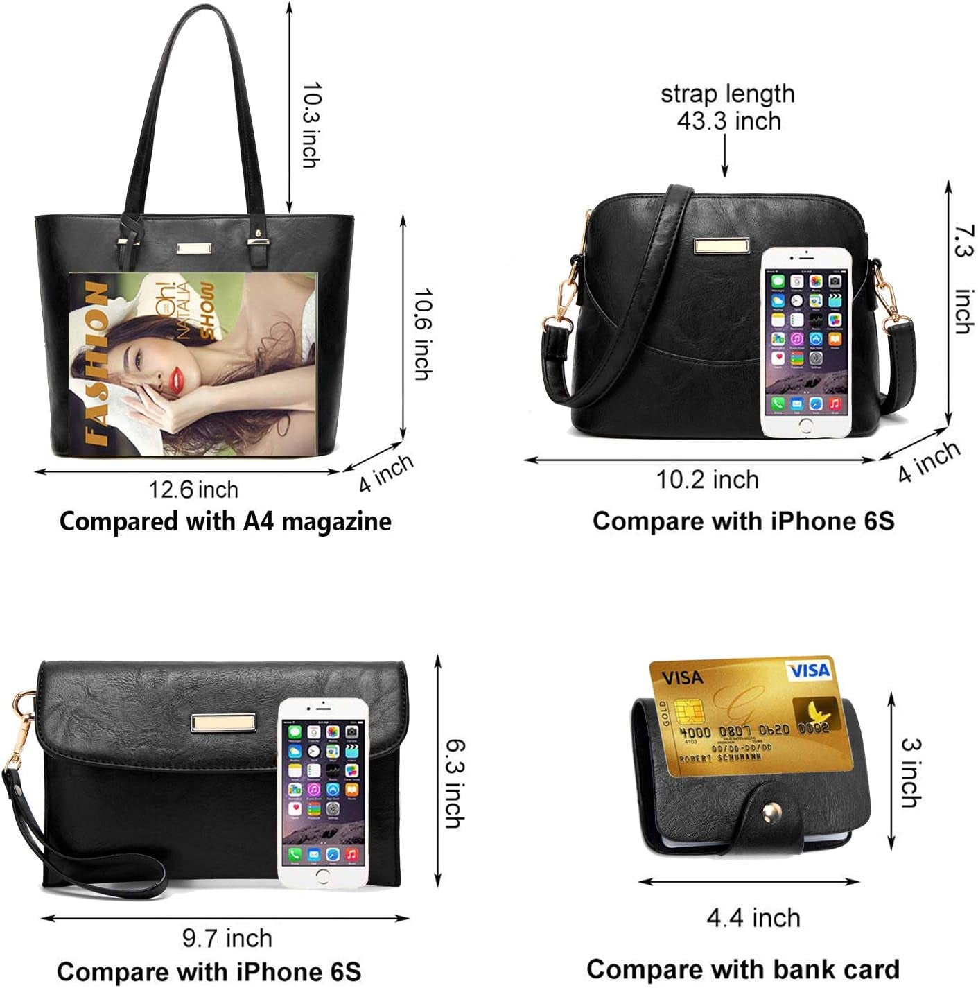 Purses and Handbags for Women Satchel Shoulder Tote Bags