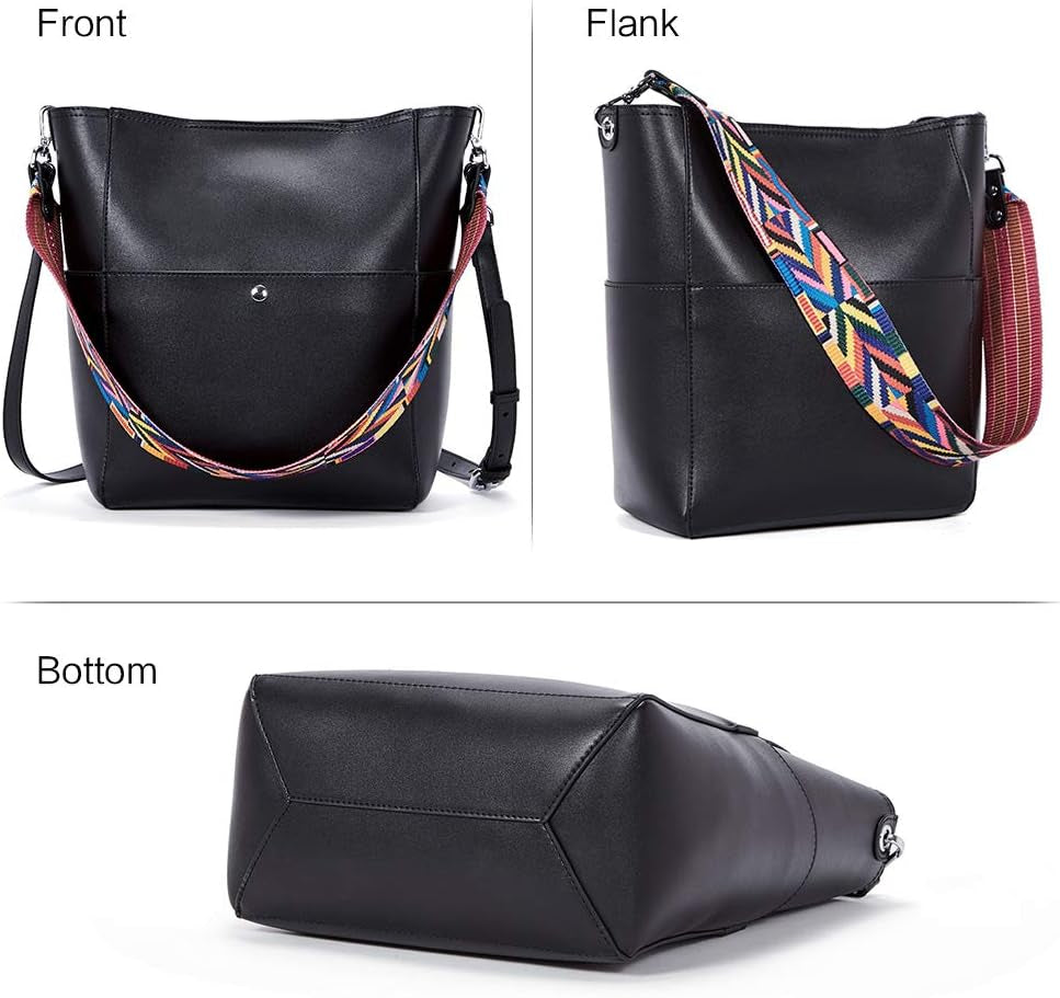 Women Purses and Handbags Leather Hobo Bags Designer Shoulder Bucket Crossbody Purse