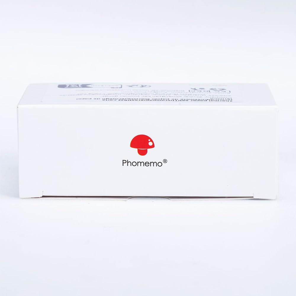 White Self-Adhesive Thermal Paper, Glossy Printable Sticker Paper Label for  M02/M02 Pro/M02S/P2S/M03/M04S Mini Sticker Printer, 50Mm X 3.5M, Diameter 28Mm, 3-Rolls, Image Time 2 Years