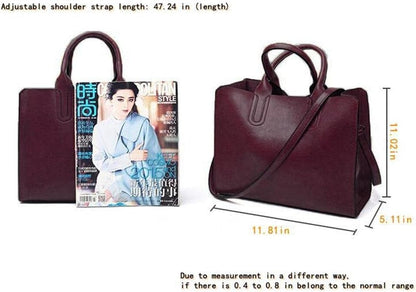 Crossbody Bags for Women, Handbags and Purses Fashion Top Handle Satchel Tote PU Leather Shoulder Bags