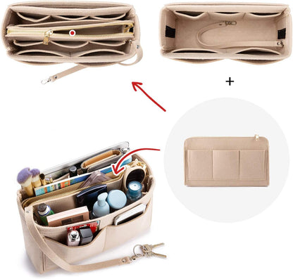 Satchel Bags for Women Tote Purses and Handbags Shoulder Bag with Matching Purse Organizer