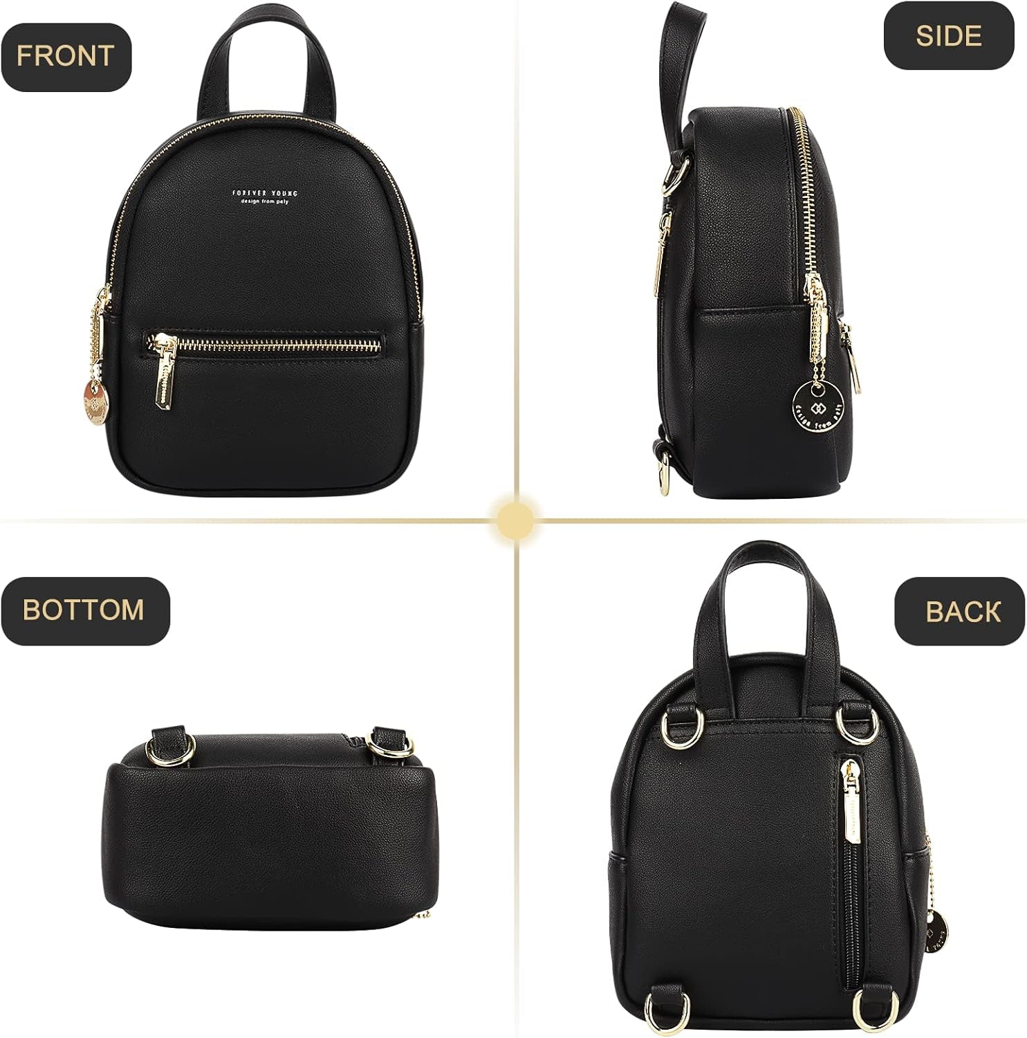 Women Mini Backpack Purse