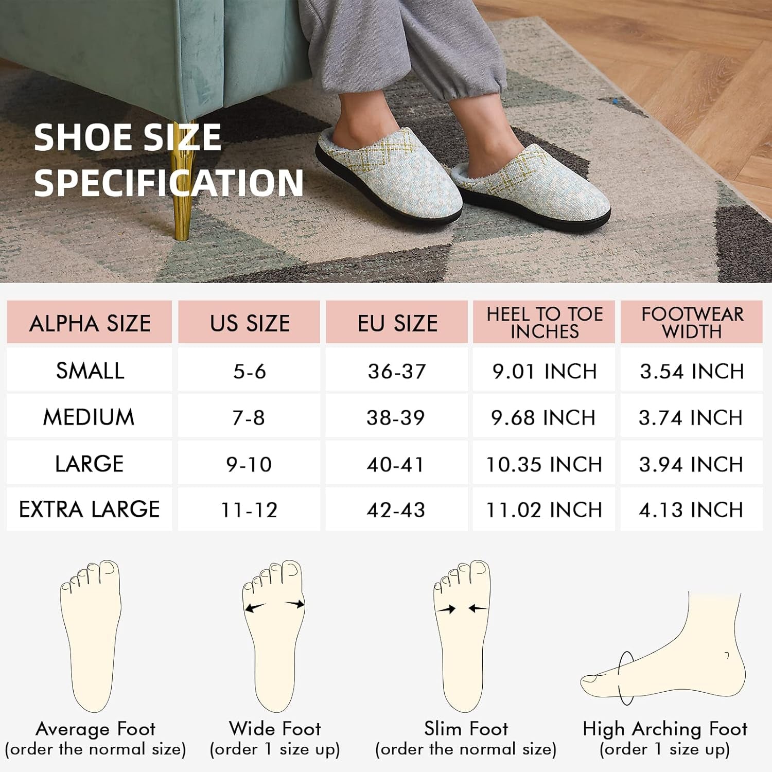House Bedroom Slippers for Women Tasman Shoes Indoor and Outdoor with Fuzzy Lining Hard Sole Memory Foam Slip on （Wine, 11/12）