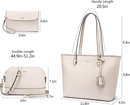 Purses for Women Fashion Handbag Set Tote Bags Shoulder Bag Top Handle Satchel Bags