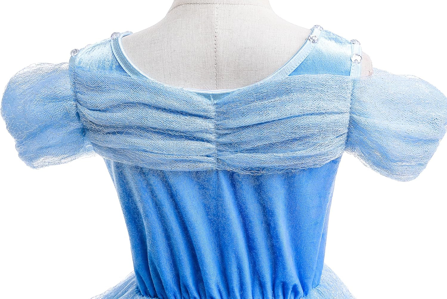 Girls' Princess Dress Costume Christmas Halloween Fancy Dresses up Butterfly Size 4T Blue