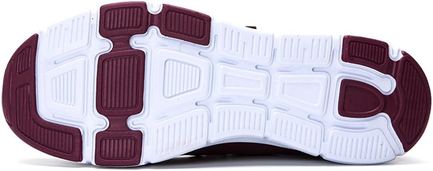 Women'S Casual Walking Sneakers Lightweight Breathable Flat Mary Jane Shoes