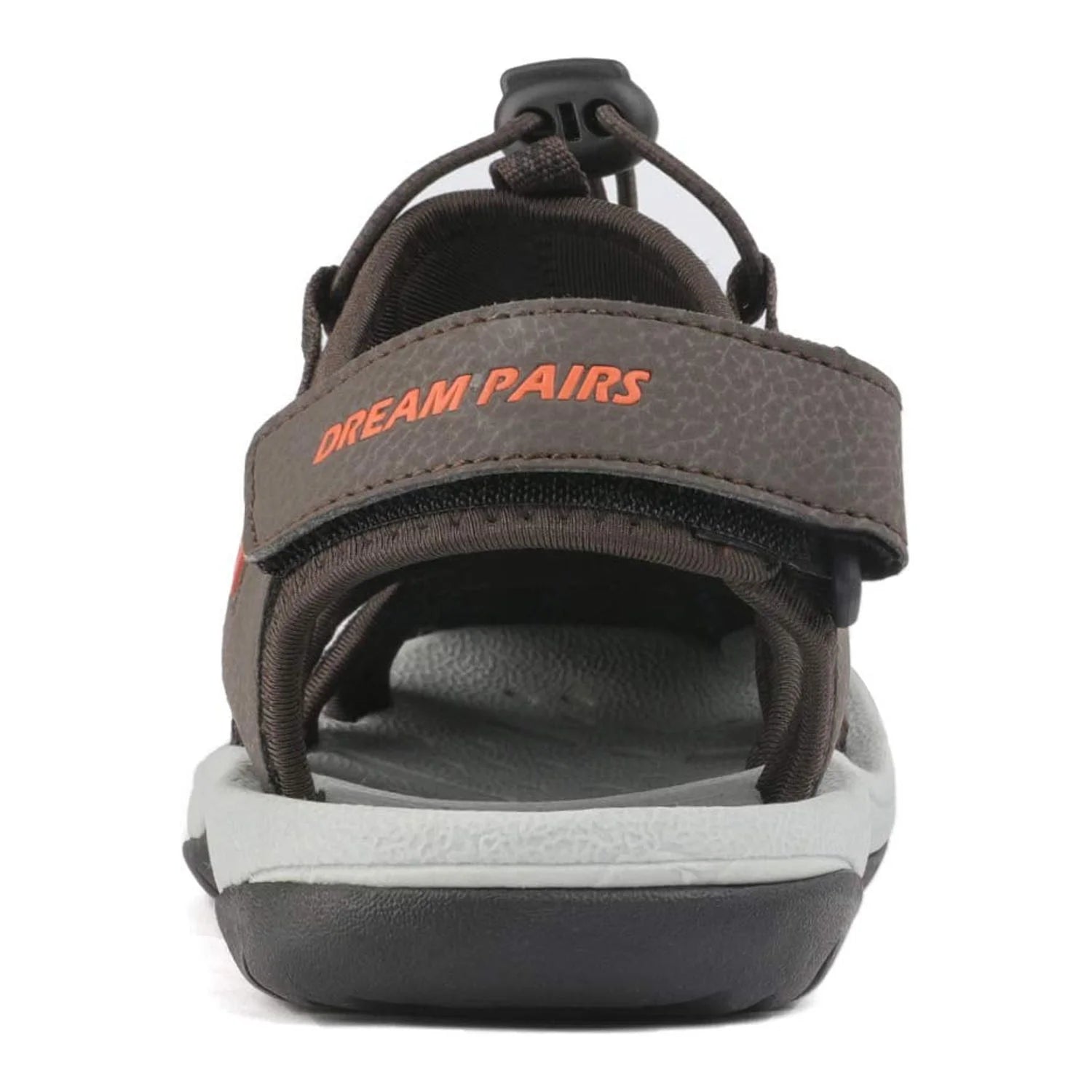 Men Fisherman Sandals Casual Hiking Sandals Comfort Outdoor Sport Shoes Summer 160912-M-NEW BROWN/BLACK/ORANGE Size 9.5