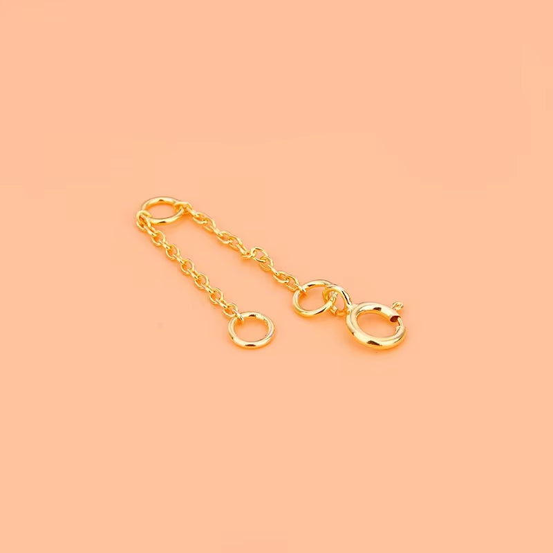 Necklace Extension Chain Tail 925 Silver Sterling Silver Bracelet DIY Accessories Chain Adjustment Chain Extension