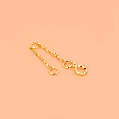 Necklace Extension Chain Tail 925 Silver Sterling Silver Bracelet DIY Accessories Chain Adjustment Chain Extension