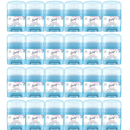 Antiperspirant and Deodorant for Women, 24Hr Sweat & Odor Protection, PH Balanced Protection, Gentle on Skin, Invisible Solid, Travel Size, Powder Fresh Scent, 0.5 Oz (Pack of 24)