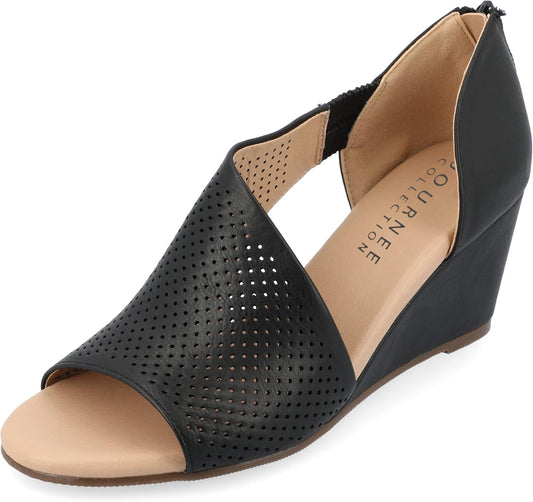 Journee Women'S Comfort Foam Aretha Wedge Sandals