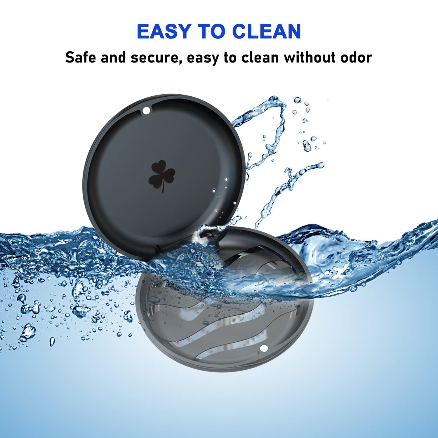 2 Pack Aligner and Retainer Case,  Slim Aligner Case Compatible with Invisalign, Mouth Guard Case, Orthodontic Case, Teeth Braces Case, Night Guard Case Container Storage Holder Black.