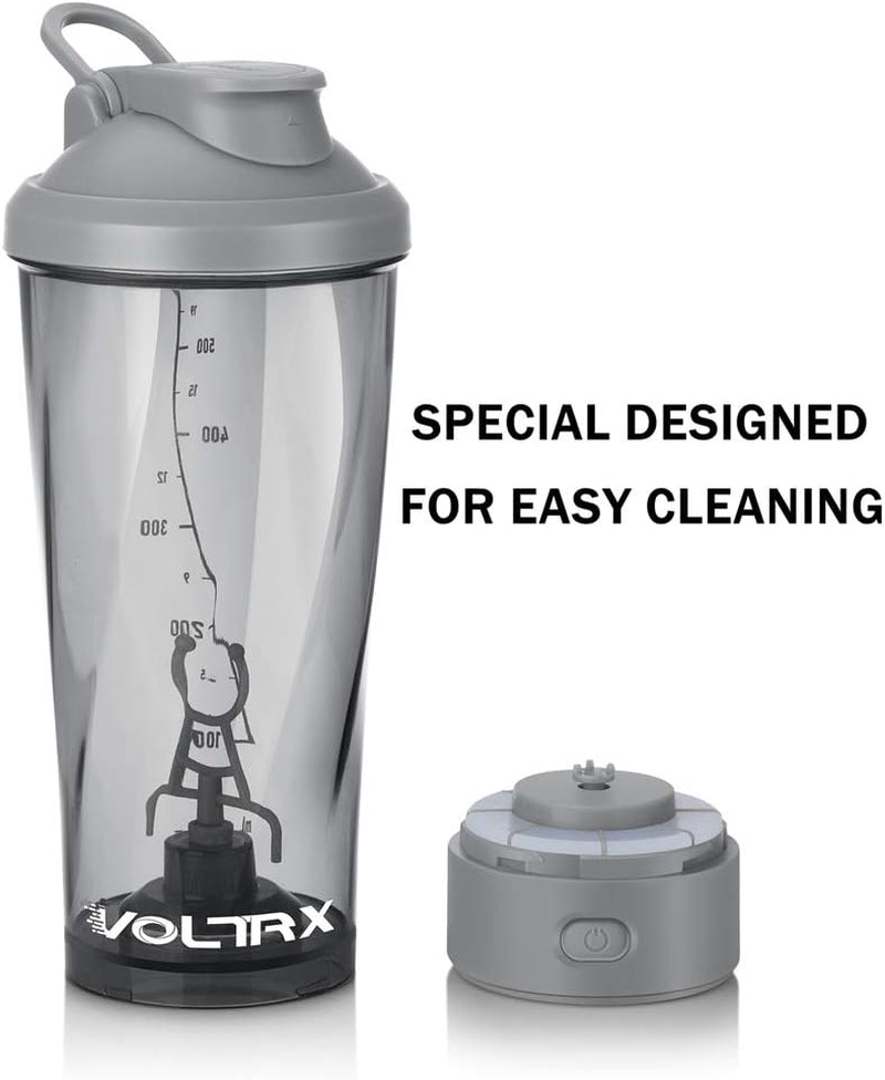 Premium Electric Protein Shaker Bottle, Made with Tritan - BPA Free - 24 Oz Vortex Portable Mixer Cup/Usb Rechargeable Shaker Cups for Protein Shakes